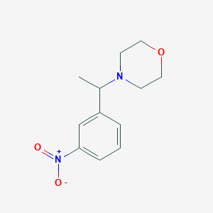 molecular formula C12H16N2O3 B14905635 4-(1-(3-Nitrophenyl)ethyl)morpholine 