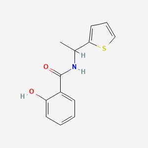 2-Hydroxy-N-(1-(thiophen-2-yl)ethyl)benzamide