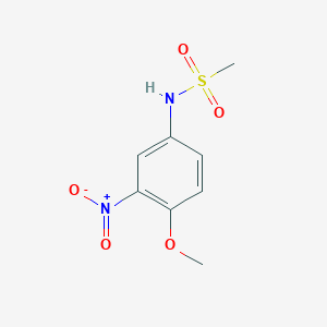 molecular formula C8H10N2O5S B14905683 N-(4-methoxy-3-nitrophenyl)methanesulfonamide 