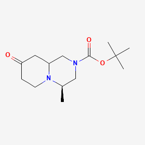 tert-Butyl (4R)-4-methyl-8-oxooctahydro-2H-pyrido[1,2-a]pyrazine-2-carboxylate