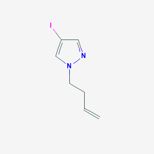 molecular formula C7H9IN2 B1490569 1-(but-3-en-1-yl)-4-iodo-1H-pyrazole CAS No. 1341109-73-6