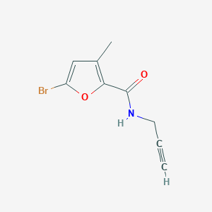 5-bromo-3-methyl-N-(prop-2-yn-1-yl)furan-2-carboxamide