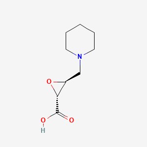 (2R,3S)-3-(piperidin-1-ylmethyl)oxirane-2-carboxylic acid