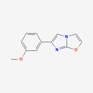 molecular formula C12H10N2O2 B14905724 6-(3-Methoxyphenyl)imidazo[2,1-b]oxazole 