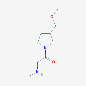 1-[3-(Methoxymethyl)pyrrolidin-1-yl]-2-(methylamino)ethan-1-one