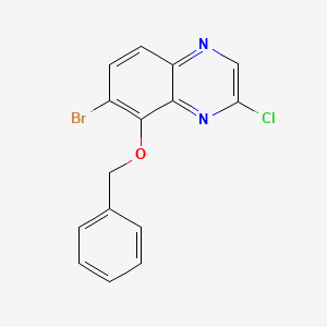 8-(Benzyloxy)-7-bromo-2-chloroquinoxaline