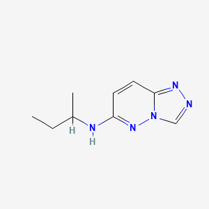 molecular formula C9H13N5 B14905735 N-(butan-2-yl)[1,2,4]triazolo[4,3-b]pyridazin-6-amine 