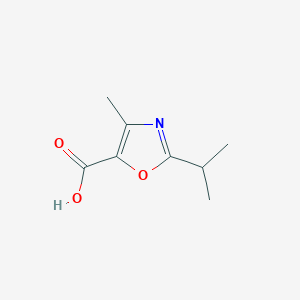 molecular formula C8H11NO3 B1490574 4-Methyl-2-(propan-2-yl)-1,3-oxazole-5-carboxylic acid CAS No. 1268091-73-1