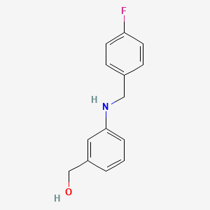 (3-((4-Fluorobenzyl)amino)phenyl)methanol