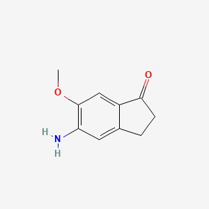 5-Amino-6-methoxy-2,3-dihydroinden-1-one