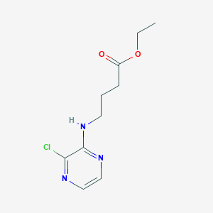 Ethyl 4-[(3-chloropyrazin-2-yl)amino]butanoate