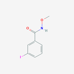 molecular formula C8H8INO2 B14905791 3-iodo-N-methoxybenzamide 