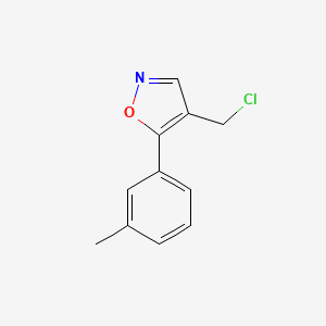 4-(Chloromethyl)-5-(m-tolyl)isoxazole