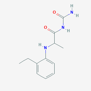 n-Carbamoyl-2-((2-ethylphenyl)amino)propanamide