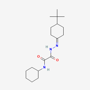 2-[N'-(4-tert-Butyl-cyclohexylidene)-hydrazino]-N-cyclohexyl-2-oxo-acetamide