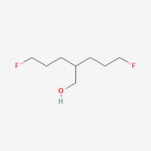 molecular formula C8H16F2O B14905894 5-Fluoro-2-(3-fluoropropyl)pentan-1-ol 