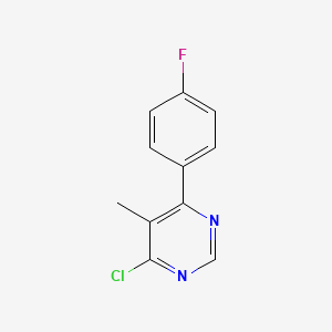 4-Chloro-6-(4-fluorophenyl)-5-methylpyrimidine