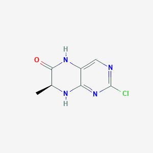 molecular formula C7H7ClN4O B14905945 (S)-2-Chloro-7-methyl-7,8-dihydropteridin-6(5H)-one 