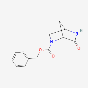 molecular formula C13H14N2O3 B1490595 Benzyl 6-oxo-2,5-diazabicyclo[2.2.1]heptane-2-carboxylate CAS No. 1353496-99-7