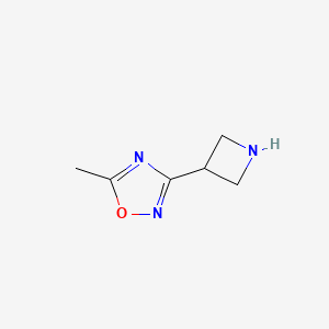 molecular formula C6H9N3O B1490596 3-(Azetidin-3-yl)-5-methyl-1,2,4-oxadiazole CAS No. 1309315-31-8
