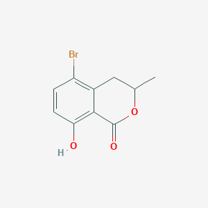 5-Bromo-8-hydroxy-3-methylisochroman-1-one