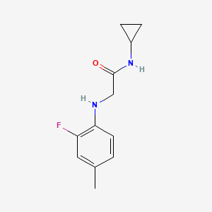 n-Cyclopropyl-2-((2-fluoro-4-methylphenyl)amino)acetamide