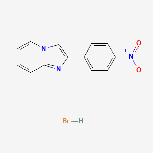 molecular formula C13H10BrN3O2 B14906024 2-(4-Nitrophenyl)imidazo[1,2-a]pyridine hydrobromide 