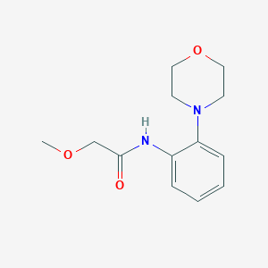 molecular formula C13H18N2O3 B14906027 2-Methoxy-N-(2-morpholinophenyl)acetamide 