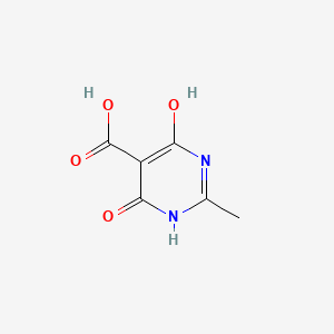 molecular formula C6H6N2O4 B14906029 4-Hydroxy-2-methyl-6-oxo-1,6-dihydropyrimidine-5-carboxylic acid 