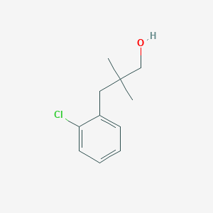 molecular formula C11H15ClO B1490603 3-(2-Chlorophenyl)-2,2-dimethylpropan-1-ol CAS No. 1268083-65-3