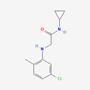 2-((5-Chloro-2-methylphenyl)amino)-N-cyclopropylacetamide