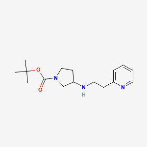 Tert-butyl 3-((2-(pyridin-2-yl)ethyl)amino)pyrrolidine-1-carboxylate