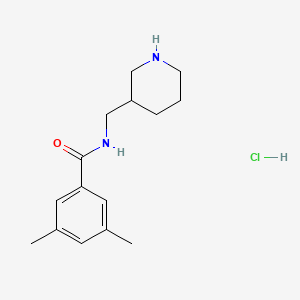 3,5-Dimethyl-N-(piperidin-3-ylmethyl)benzamide hydrochloride