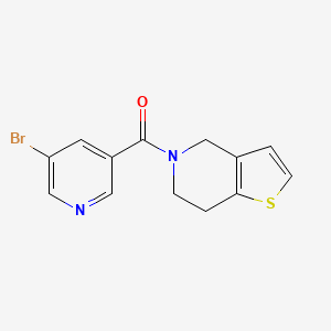 (5-Bromopyridin-3-yl)(6,7-dihydrothieno[3,2-c]pyridin-5(4h)-yl)methanone