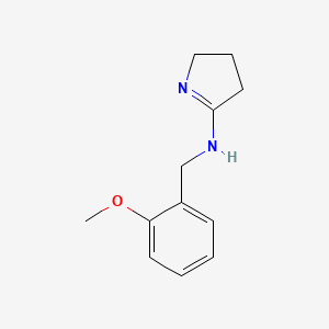 molecular formula C12H16N2O B14906127 n-(2-Methoxybenzyl)pyrrolidin-2-imine 