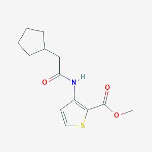 Methyl 3-(2-cyclopentylacetamido)thiophene-2-carboxylate