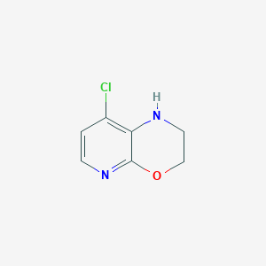 molecular formula C7H7ClN2O B1490614 8-Chloro-2,3-dihydro-1H-pyrido[2,3-B][1,4]oxazine CAS No. 1198154-60-7