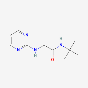 molecular formula C10H16N4O B14906168 n-(Tert-butyl)-2-(pyrimidin-2-ylamino)acetamide 