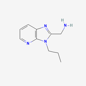 (3-propyl-3H-imidazo[4,5-b]pyridin-2-yl)methanamine