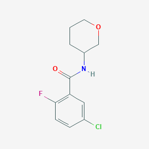 5-Chloro-2-fluoro-N-(tetrahydro-2h-pyran-3-yl)benzamide