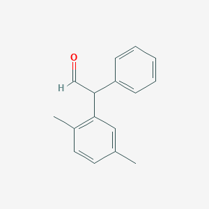 molecular formula C16H16O B1490623 2-(2,5-Dimethylphenyl)-2-phenylacetaldehyde CAS No. 1536376-56-3