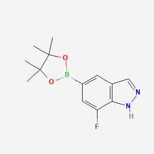 7-Fluoro-5-(4,4,5,5-tetramethyl-1,3,2-dioxaborolan-2-yl)-1H-indazole