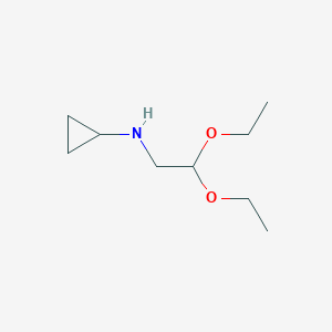 molecular formula C9H19NO2 B1490625 N-(2,2-diethoxyethyl)cyclopropanamine CAS No. 748164-02-5