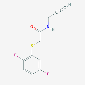 2-((2,5-Difluorophenyl)thio)-N-(prop-2-yn-1-yl)acetamide