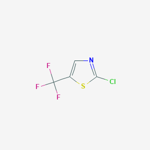 molecular formula C4HClF3NS B1490627 2-氯-5-(三氟甲基)噻唑 CAS No. 1384199-31-8