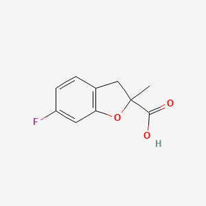 6-Fluoro-2-methyl-2,3-dihydrobenzofuran-2-carboxylic acid