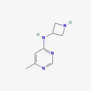 molecular formula C8H12N4 B1490630 N-(azetidin-3-yl)-6-methylpyrimidin-4-amine CAS No. 1480063-61-3