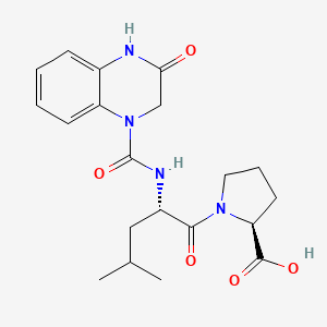 N-[(3-hydroxyquinoxalin-1(2H)-yl)carbonyl]-L-leucyl-L-proline