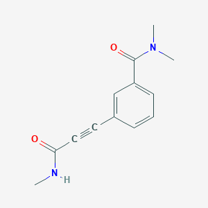 molecular formula C13H14N2O2 B1490633 N,N-Dimethyl-3-[3-(methylamino)-3-oxo-1-propynyl]benzamide CAS No. 1353496-91-9
