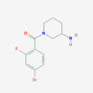 (3-Aminopiperidin-1-yl)(4-bromo-2-fluorophenyl)methanone